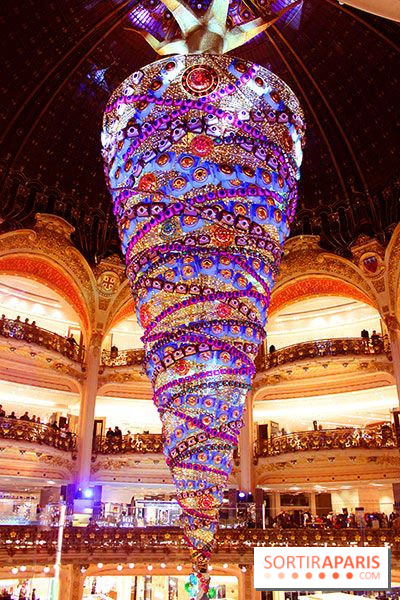 Lancement des illuminations et des vitrines 2014 des Galeries Lafayette