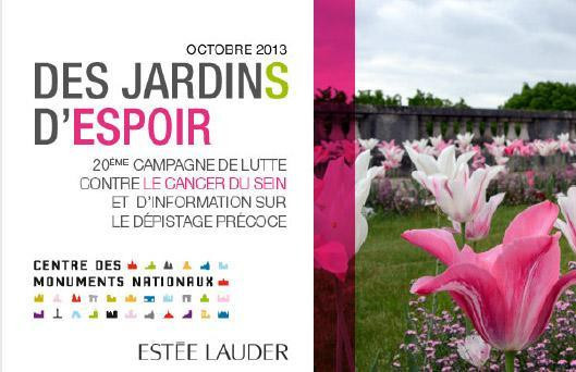 Jardins d'Espoir et Conciergerie en rose pour Le Cancer du sein, parlons-en !