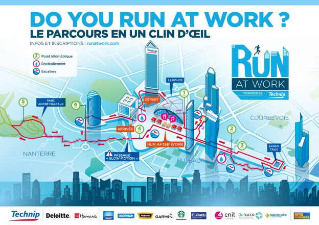 Run at Work est de retour à La Défense !