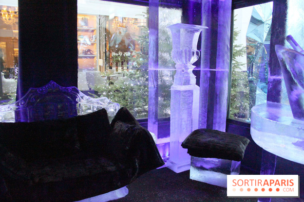 Ice lounge experience au George V