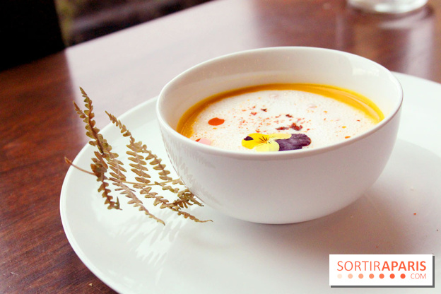 Terrass Hotel, la carte d'hiver 2016/2017 - velouté de potimarron