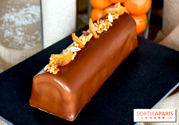 La bûche de Noël 2024 de la Halle aux Grains façon riz au lait revisité, une douceur régressive