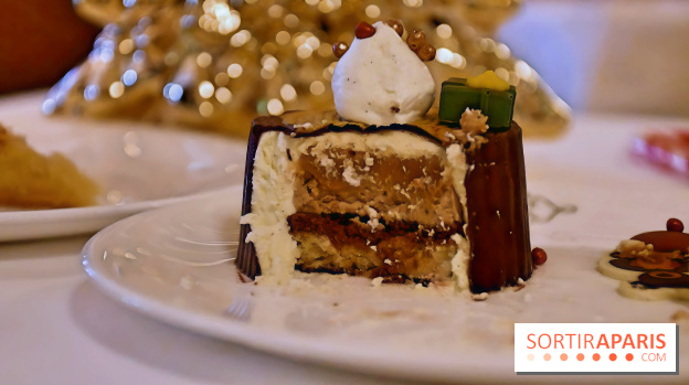 Bûche de Noël 2024 à Paris : la création régressive du Café de la Paix