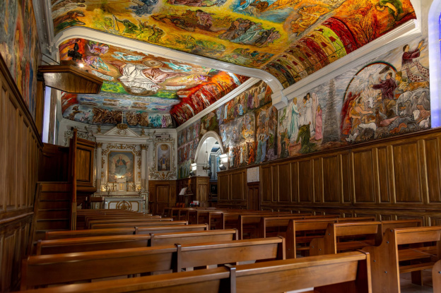 En Seine-et-Marne (77), cette étonnante église est surnommée la Petite Sixtine