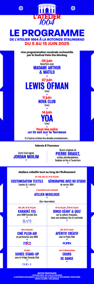 Ciné en plein air, karaoké, DJ Set... une brasserie festive débarque dans un monument historique à Paris