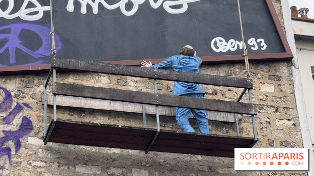 Avez-vous déjà remarqué cette étonnante installation de Ben à Paris ? 