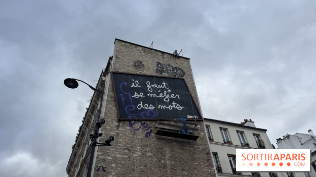 Avez-vous déjà remarqué cette étonnante installation de Ben à Paris ? 