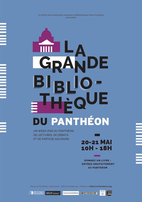 La Grande Bibliothèque du Panthéon, un évènement littéraire et solidaire
