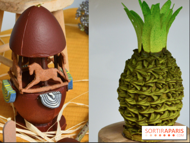 Pâques 2022 : les oeufs en trompe-l'œil insolites de Wonderland Pâtisserie par Rodolphe Groizard