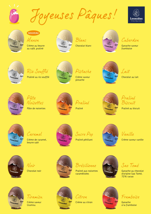 Un oeuf géant à gagner chez Leonidas pour Pâques 2018 ! 