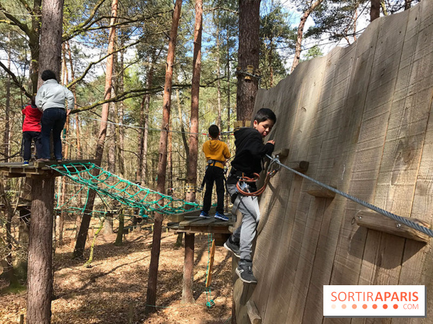 Aventure Floréval, le parcours en pleine nature