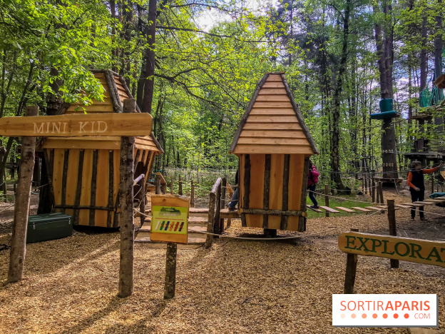 Aventure Floréval, le parcours en pleine nature