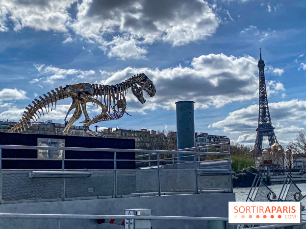 Tyrannosaurus Rex, l'installation de l'artiste Philippe Pasqua au Port de la Conférence