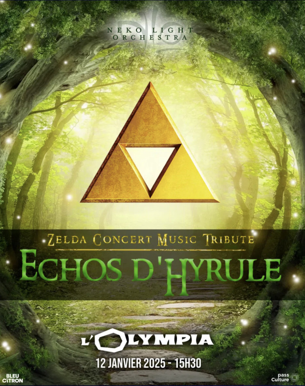 Concert The Legend of Zelda à l'Olympia : Echos d'Hyrule par le Neko Light Orchestra en janvier 2025