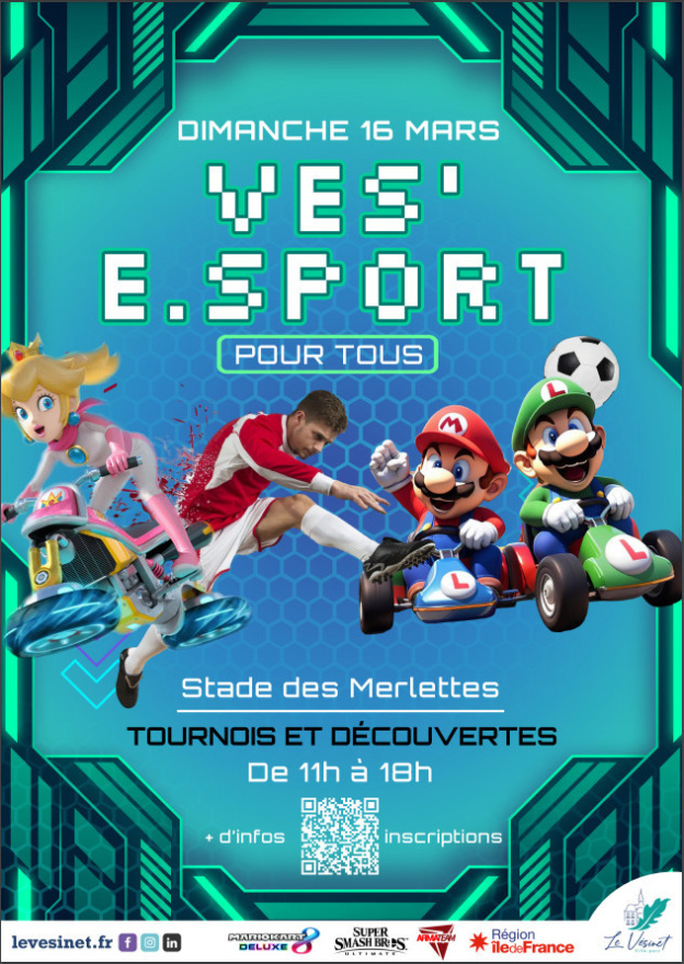 Vés'. E.Sport 2025 : l'événement gaming et eSport à Montesson (78)