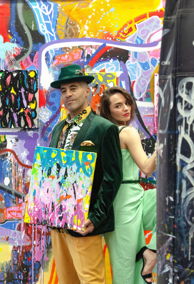 Mini Me : l'exposition de JonOne 100% groovy baby à la galerie Goldshteyn-Saatort