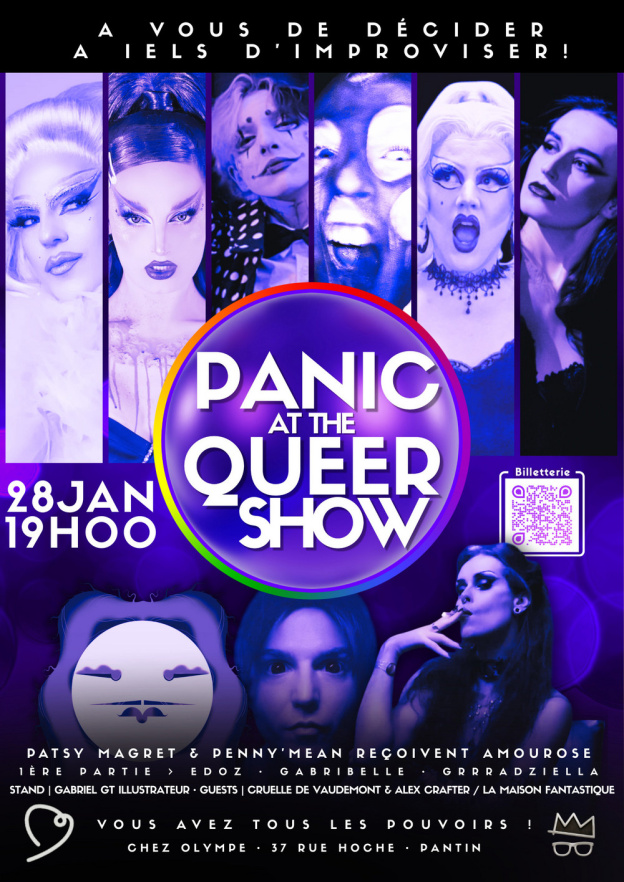 Panic at the Queer Show : le cabaret d’impro participatif de retour Chez Olympe