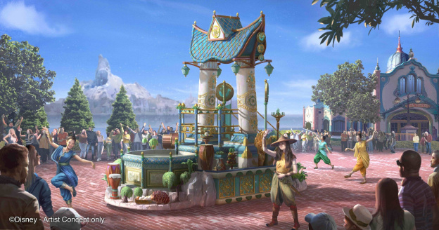 À Disneyland Paris, les Princesses Disney ont droit à leur cavalcade à Disney Adventure World