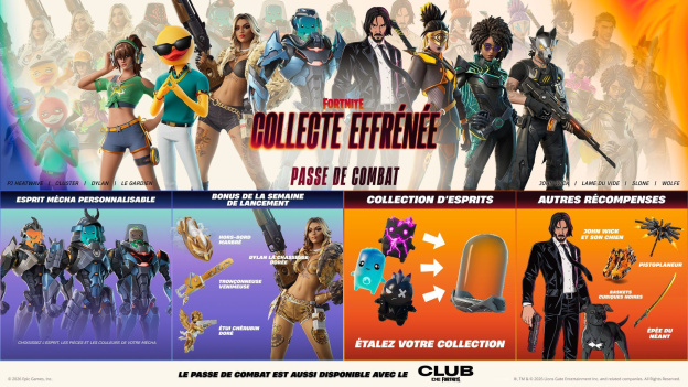 Fortnite Collecte effrénée : map, skins, passe de combat... Tout savoir sur la nouvelle saison