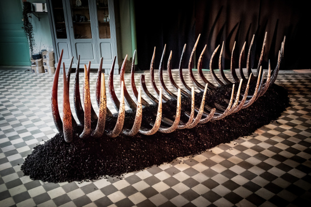 Migrations, l'installation d'Antoine Brodin à la galerie Collection