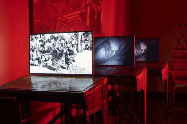 The African Shed Laboratory, l'installation au Musée du Quai Branly