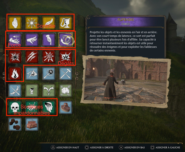 Hogwarts Legacy : nos astuces pour établir la meilleure configuration pour les slots de sorts