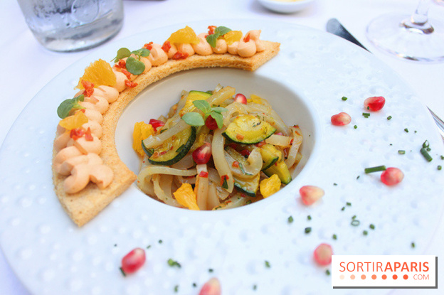 Le menu cajun du Safran à l'Hôtel du Collectionneur