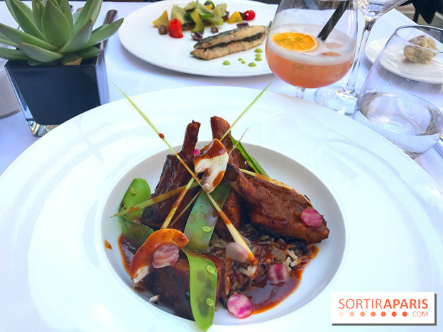 Le menu cajun du Safran à l'Hôtel du Collectionneur