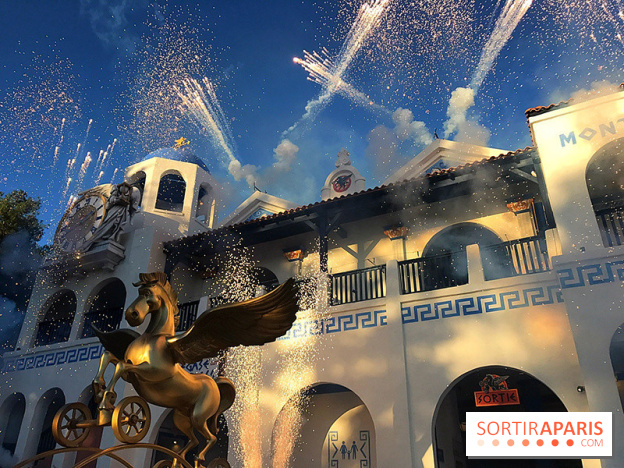 Inauguration de Pégase Express au parc Astérix