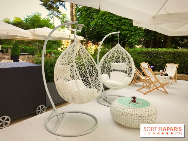 La terrasse du Trianon Palace by Moët