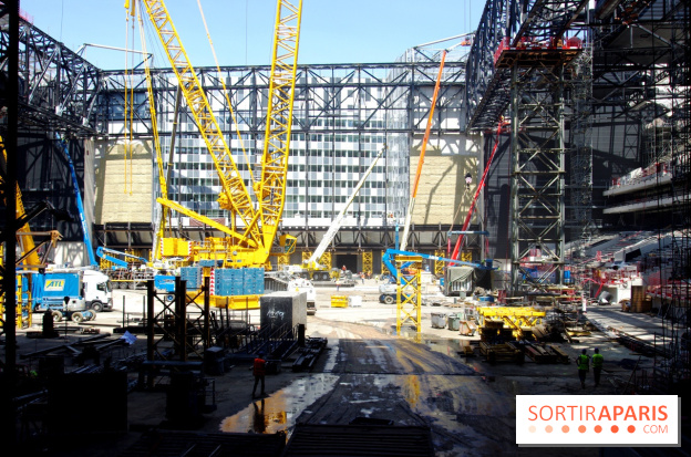 La U Arena en travaux