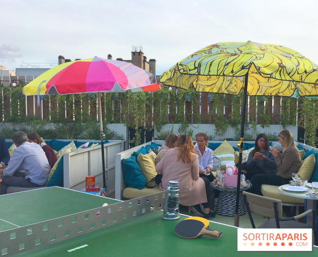 La terrasse du Mama Shelter