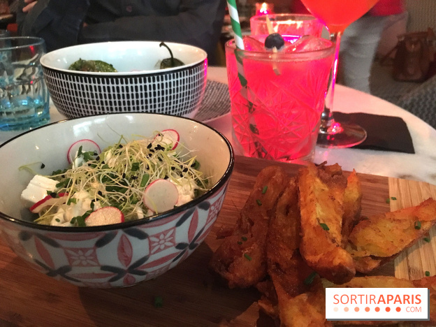 La carte de Victoria Mac Garvey au Maria Magdalena - guacamole/frites de patates douces