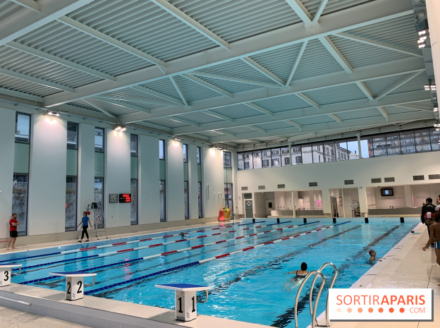 La piscine Yvonne Godard, nouveau bassin porte de Bagnolet à Paris 