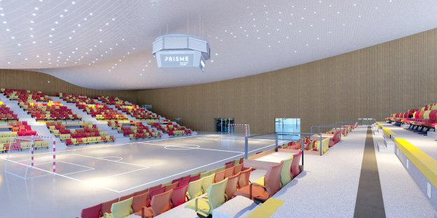 JO Paris 2024 : Prisme, la salle dédiée au handisport à Bobigny 