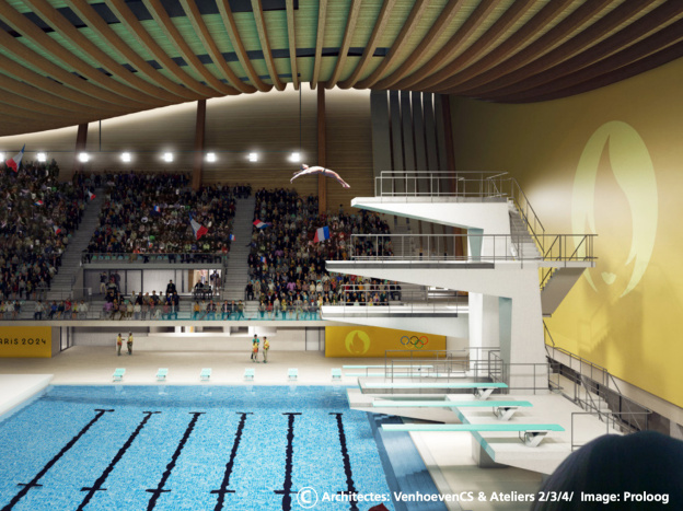 JO Paris 2024 : à quoi ressemble la future piscine olympique de Saint-Denis ?