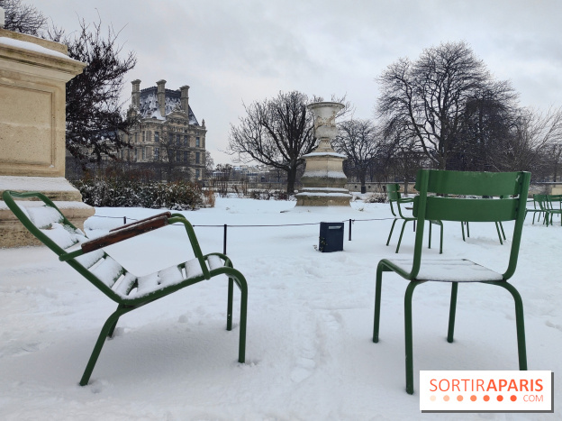 La Neige à Paris - Jardin des Tuileries