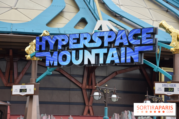 Visuel Disneyland Star Wars Hyperspace Mountain