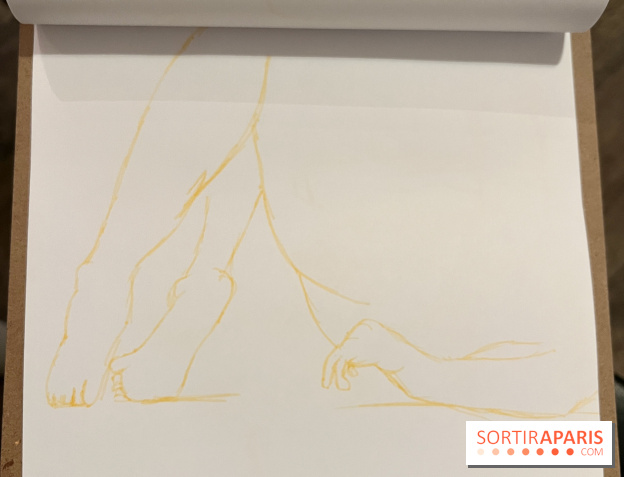 Les ateliers artistiques du Paon : Cours de nu avec modèles vivants à La Bellevilloise