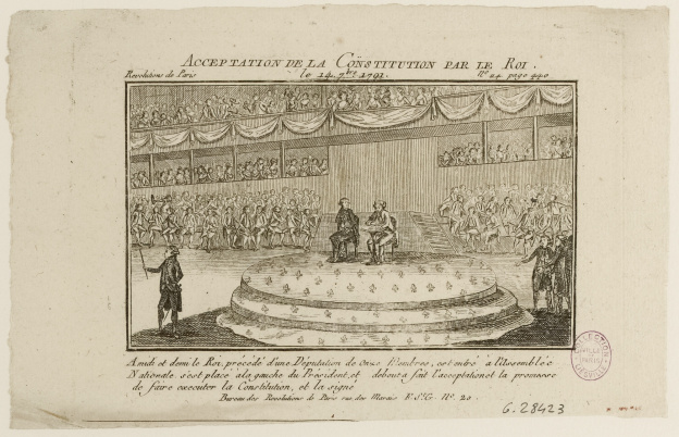 Éphéméride du 3 septembre à Paris : L'adoption de la première Constitution française à Paris