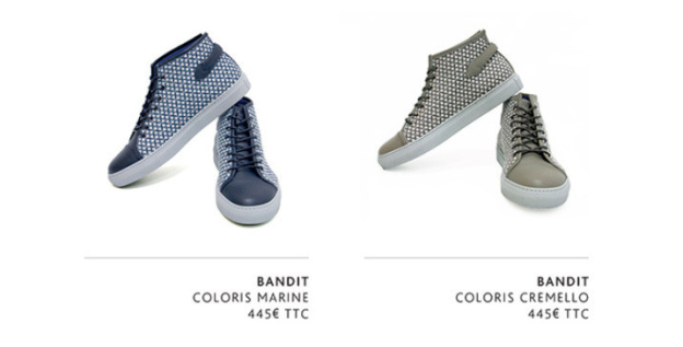 Collaboration Lelievre Paris x Maison Caulaincourt : 50 paires de baskets numérotées