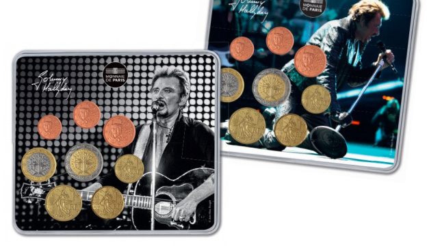 Des pièces en hommage à Johnny Hallyday à la Monnaie de Paris