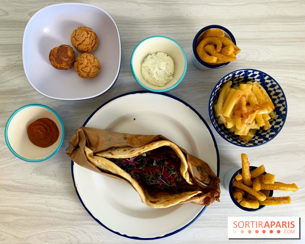 Les excellents sandwiches pita de Dupin à emporter 