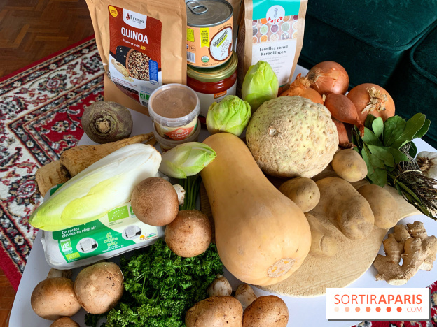 Le Campanier, un panier pour cuisiner 5 recettes bio et de saison, en livraison