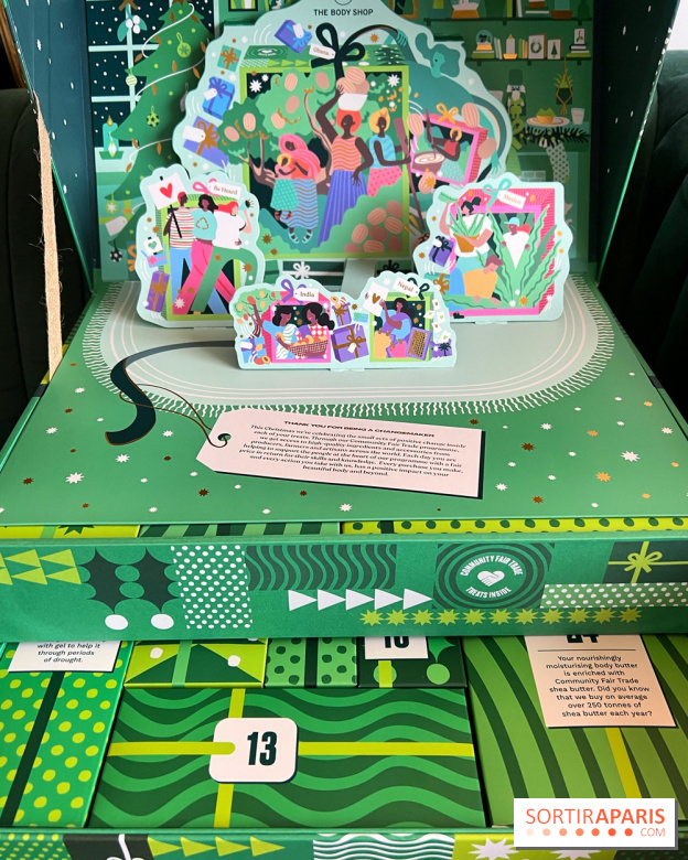 Les magnifiques calendriers de l'Avent 2023 de The Body Shop remplis de produits de beauté et soins