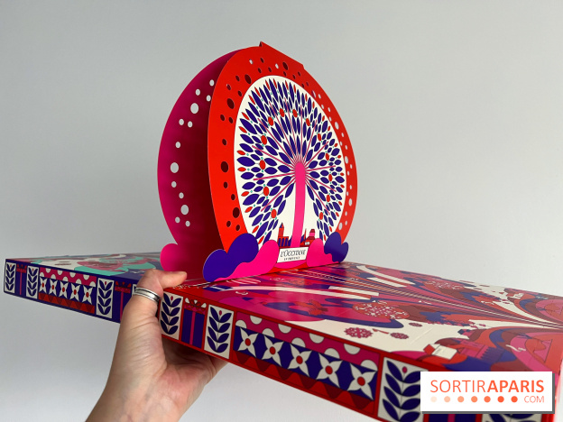 Le calendrier de l'Avent 2023 de L'Occitane aux allures de paon coloré