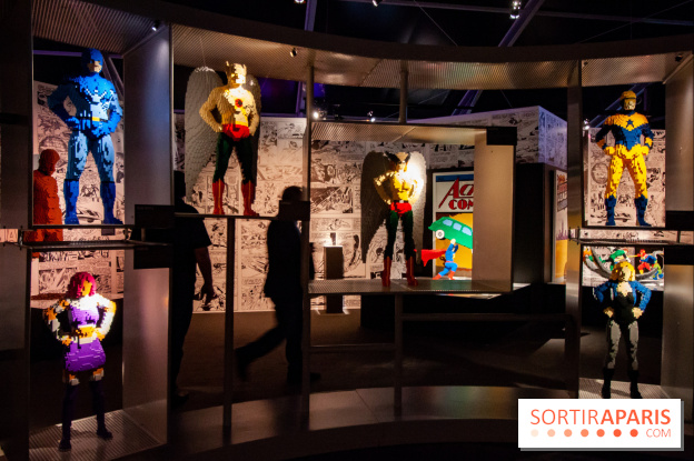 L'exposition LEGO des Super-Heros DC à la Villette
