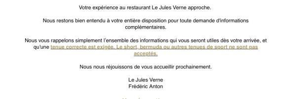 Que vaut le nouveau restaurant gastronomique de la Tour Eiffel ? Découvrez le Jules Verne version Frédéric Anton !