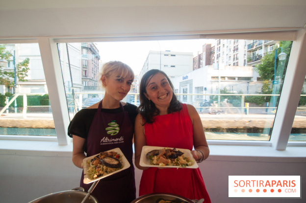 Croisière sur le canal de l'Ourcq