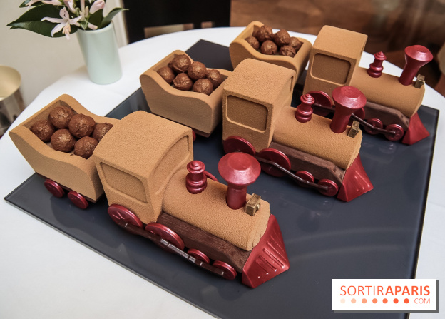 La Bûche Shangri-là Express de Michaël Bartocetti pour Noël 2018